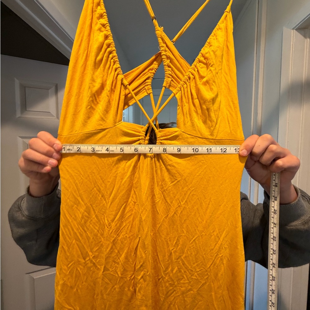 Yellow Strappy Dress